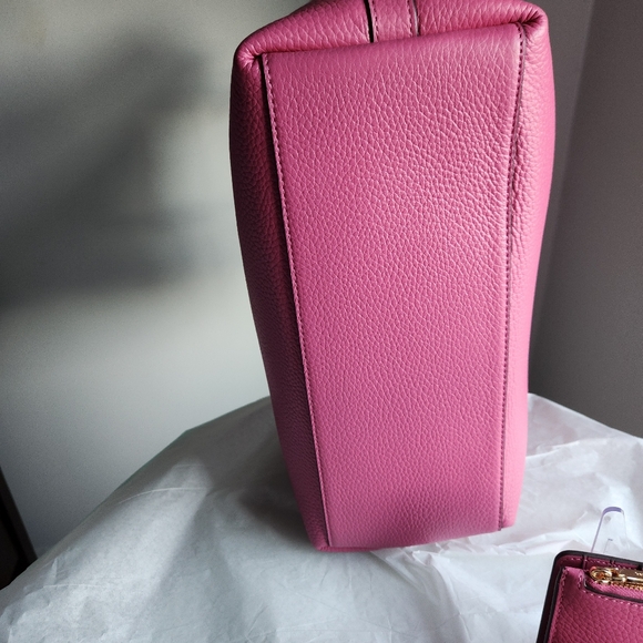 Kate Spade Medium Pebbled Leather Juliette Magenta 6 pc Set NWT - Picture 12 of 12